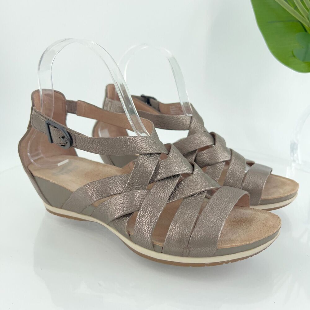 Dansko Metallic Bronze Sandals